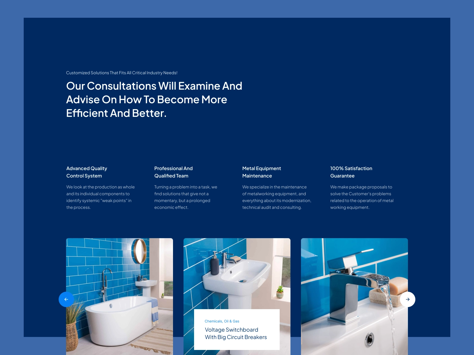 Fortis Plumber Landing Page Design for Figma and Adobe XD - screen 3