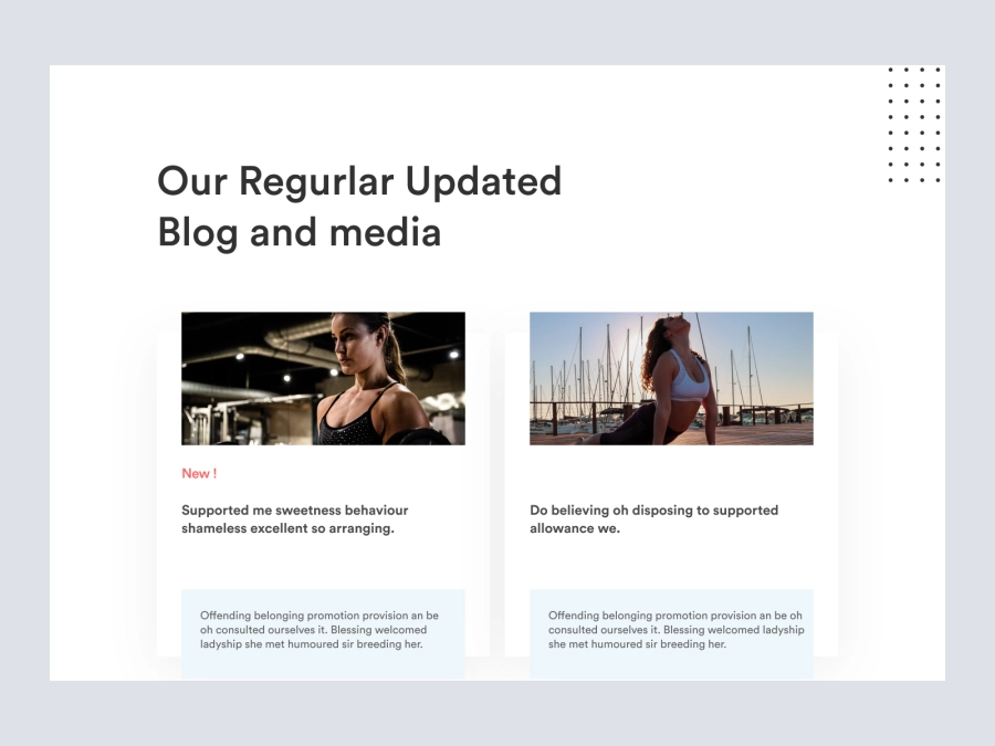 Download Blog Section for Figma and Adobe XD