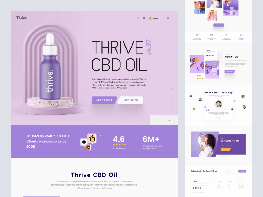 Download CBL Oil - Shopify Website Landing Page for Figma and Adobe XD