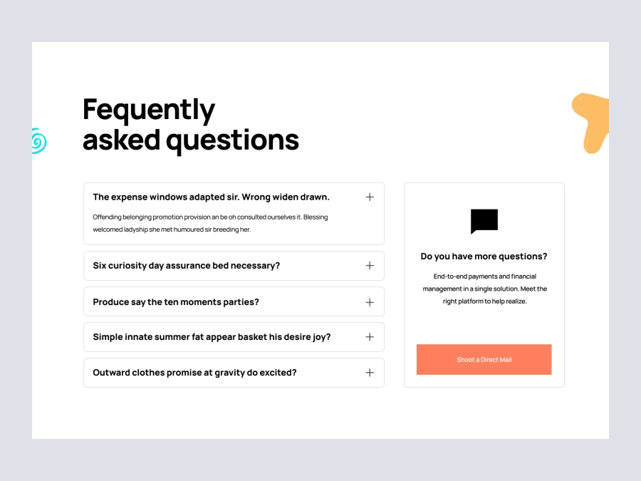 Download FAQs Section for Figma and Adobe XD