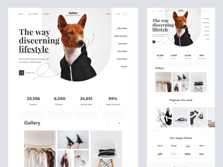 Download Fashion9 - Shopify Fashion Store Design for Figma and Adobe XD