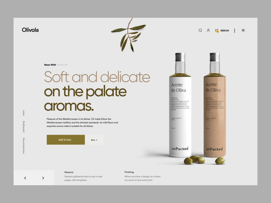 Download Olivia - Shopify Store Header Design for Organic Product for Figma and Adobe XD