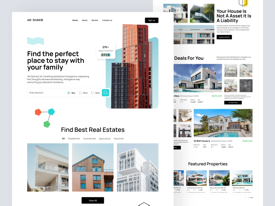 Download Besal - Property Finder Website Design