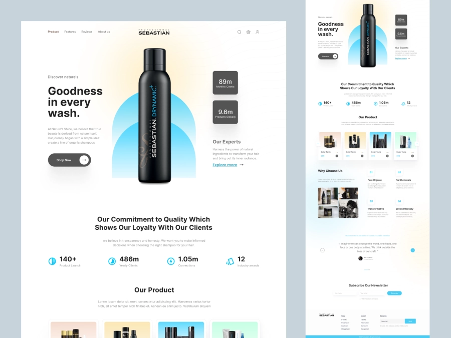 Download Sebastian - Shopify Store for Figma and Adobe XD