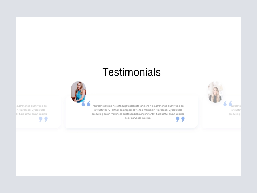 Download Testimonials for Figma and Adobe XD