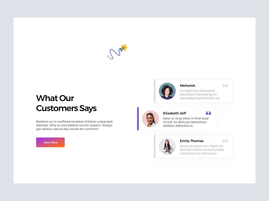 Download Testimonials Section for Figma and Adobe XD