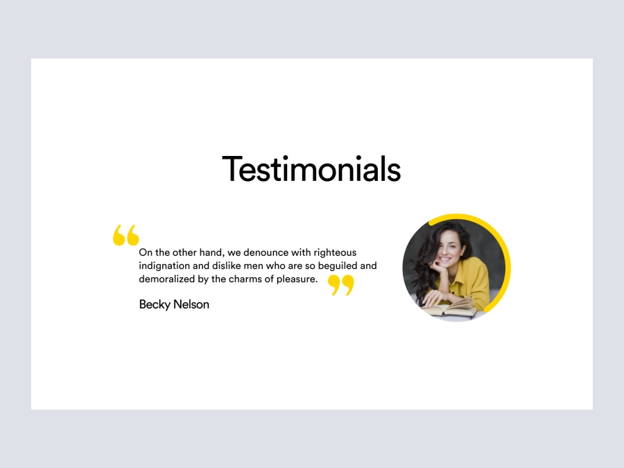 Download Testimonials Section for Figma and Adobe XD
