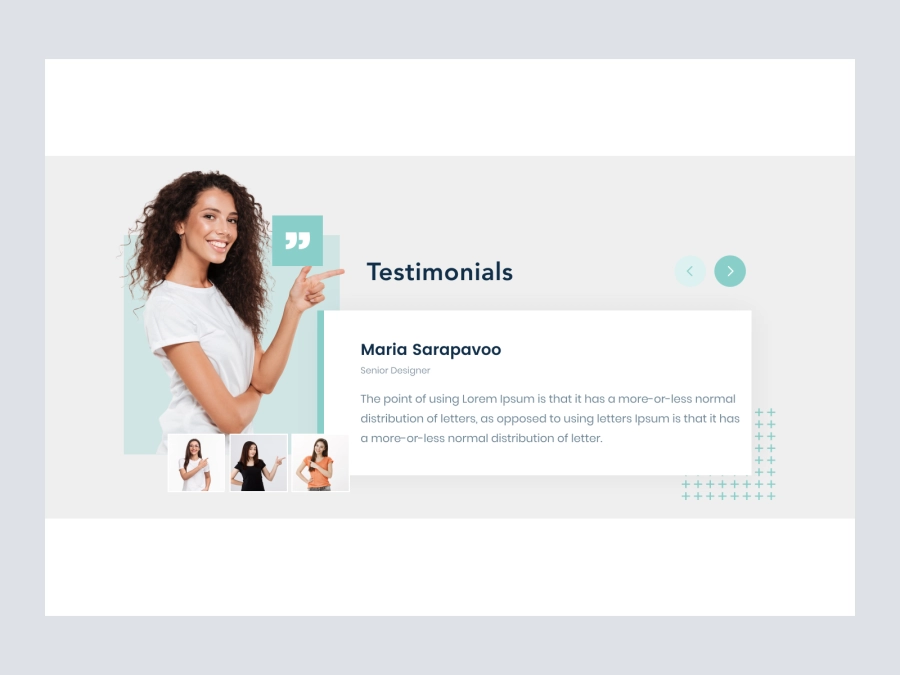 Download Testimonials Section for Figma and Adobe XD