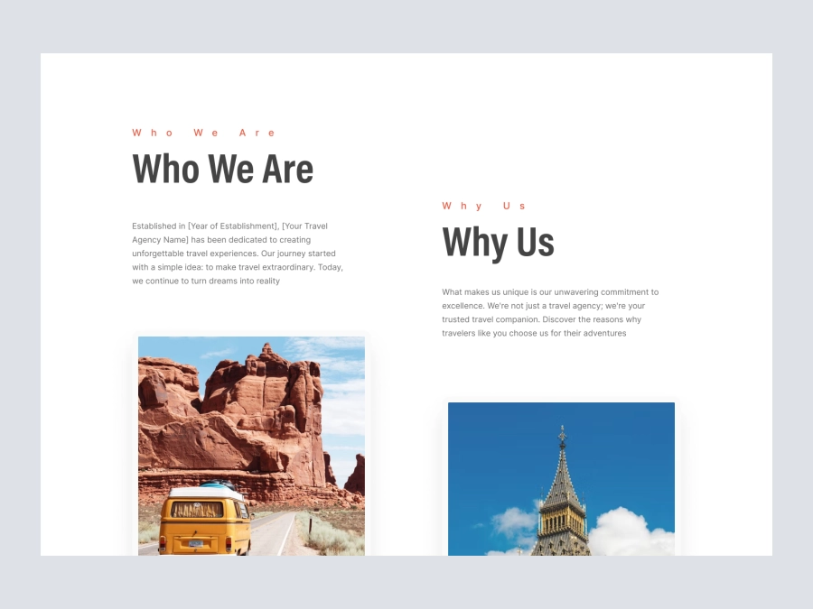 Download Who We Are - About Us Section for Figma and Adobe XD